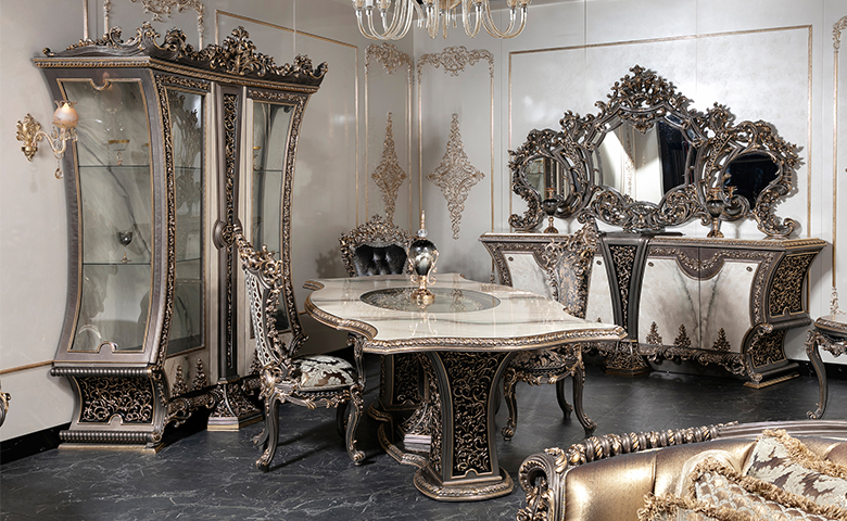 jinda klasik yemek odasi takimi 3