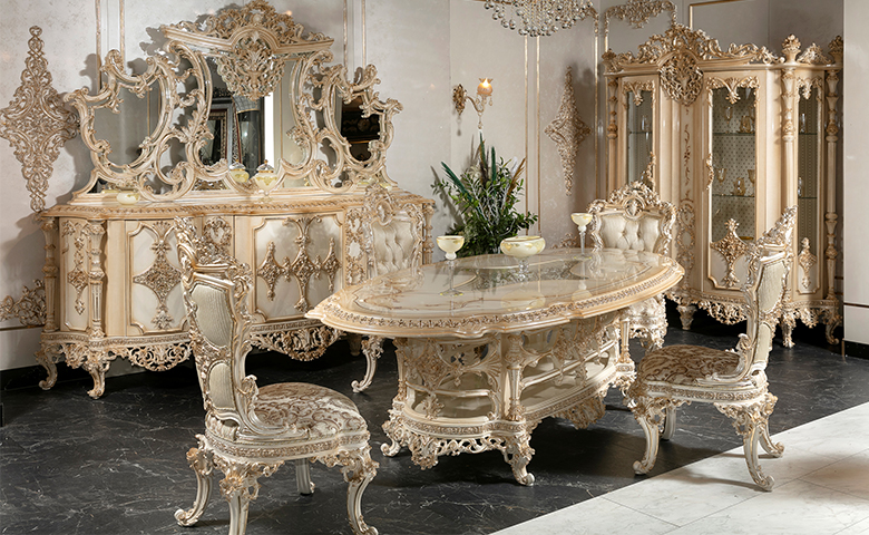 lorin klasik yemek odasi takimi 3